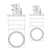 Шиберный затвор KYKY CCQ-50B