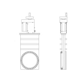Шиберный затвор KYKY CCD-80A