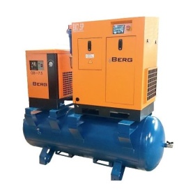 Винтовой компрессор BERG ВК-7,5РО-500/10 бар с ременным приводом